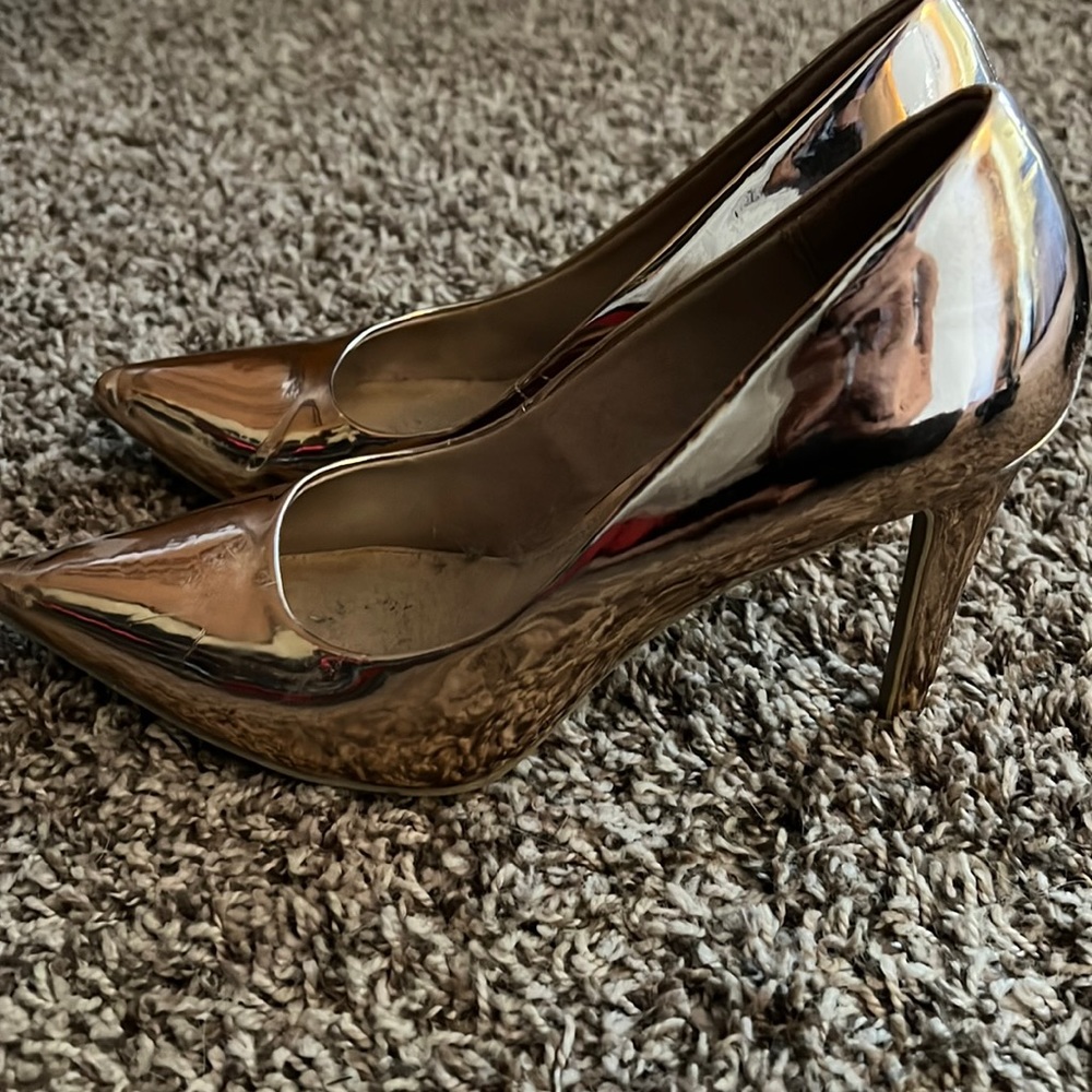 Gold heels